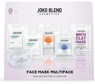 Набір для догляду за обличчям, 7 продуктів - Joko Blend Face Mask Multipack (1324428-2949221)