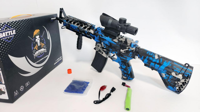 Дитячий автомат на орбізах M416 Fire Power Pro 71 см, АКБ 7.4V, 8000 шт. орбізів