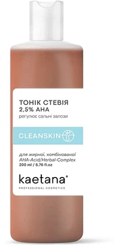 Тонік "Стевія" з 2,5% AHA-кислотами та комплексом трав - Kaetana 200ml (1195967-1288708899-2)
