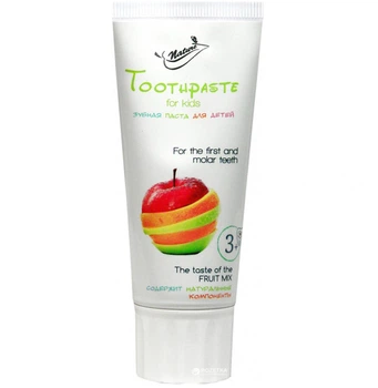 Зубная паста детская "Фруктовый микс" Bioton Cosmetics Biosense Fruit Mix Toothpaste 50ml (50 мл) (811349-732379-2)