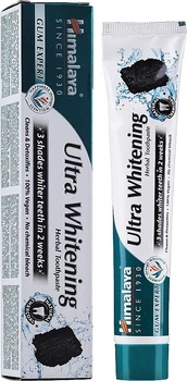 Черная отбеливающая паста с активированным углем - Himalaya Herbals Ultra Whitening Herbal Toothpaste 75ml (1118819-1973130010-2)