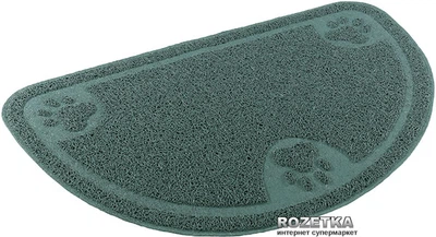 Килимок для туалету Ferplast Cat Door Mat 58.8х36.3х0.5 см Зелений (71904099) (8010690115085)