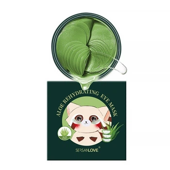 Гидрогелевые патчи SERSANLOVE Aloe Rehydrating Eye Mask алоэ вера