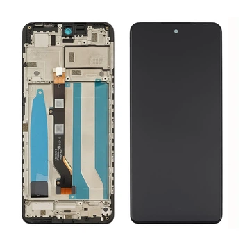 Дисплей для TECNO Spark 10 Pro (KI7) з чорним тачскрином та корпусною рамкою