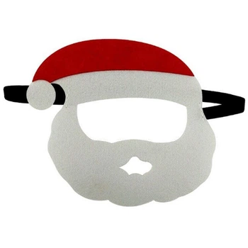 Маска Дед Мороз из фетра новогодняя детская (M80010)