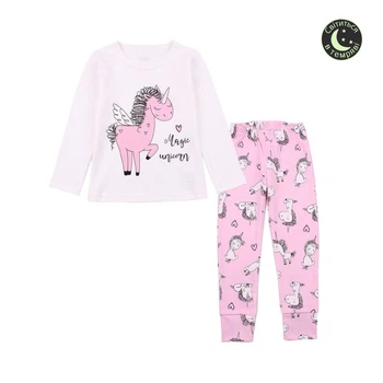 Піжама для дівчинки Flamingo 116 см, молочний