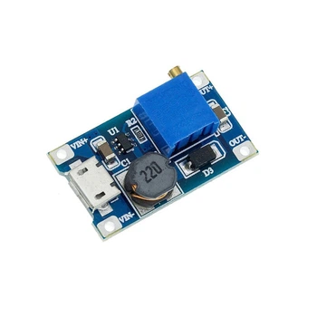 DC-DC конвертер повышающий 2-24В в 5-28В на MT3608 micro-USB