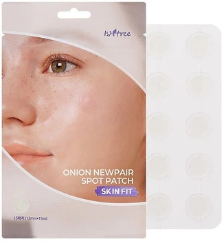 Точечные патчи против высыпаний, тонкие - IsNtree Onion Newpair Spot Patch Skin Fit 15шт (1274751-143563)