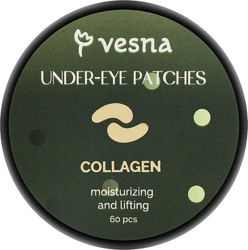 Гідрогелеві патчі під очі - Vesna Under-Eye Patches 60шт (1206416-131395)