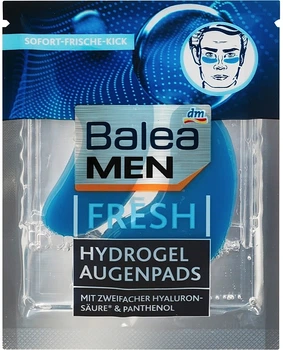Освежающие гидрогелевые патчи под глаза - Balea Men Augenpads Fresh Hydrogel 2шт (1294613-141366)