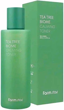 Успокаивающий тонер с экстрактом чайного дерева - FarmStay Tea Tree Biome Calming Toner 200ml (1155755-4989195)