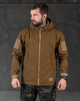 Тактична зимова куртка SoftShell Omni-Heat S койот (89667)