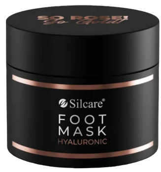 Maska do pielęgnacji stóp Silcare So Rose So Gold hialuronowa nawilżająca 150 ml (5902560540475)