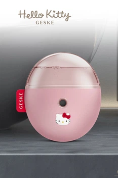 Электронный освежитель для увлажнения лица GESKE Facial Hydration Refresher 4в1 by Hello Kitty pink
