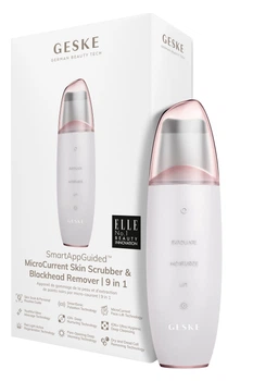 Мікрострумовий скрабер для шкіри та усунення чорних точок GESKE MicroCurrent Skin Scrubber&Blackhead Remover 9в1 starlight