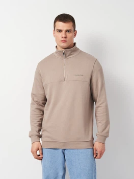 Толстовка на блискавці чоловіча Calvin Klein Jeans 11375.5 S Бежева (smt2000000022130)