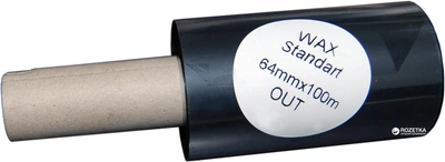 Риббон Принтмарк Wax 64 мм x 100 м Out 5 шт Black (64100W)