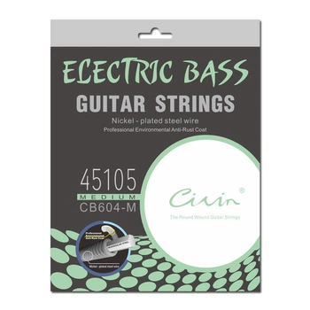 Струны для бас-гитары Civin CB604 M Medium Nickel Wound Bass Strings 45/105