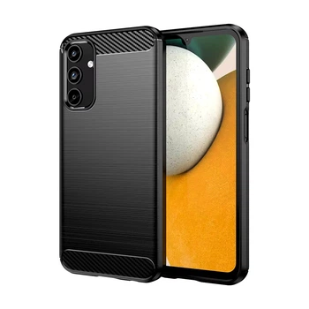 Чохол Lenuo Carbon Fiber для Samsung Galaxy A55 A556B Black