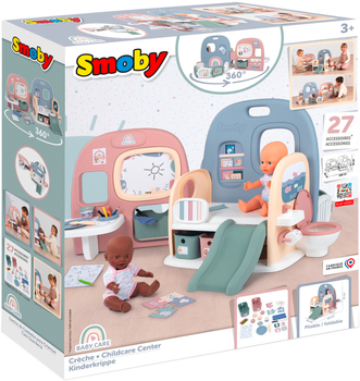 Ігровий набір Smoby Baby Care кімната для ляльки + 27 аксесуарів (240307) (3032162403075)