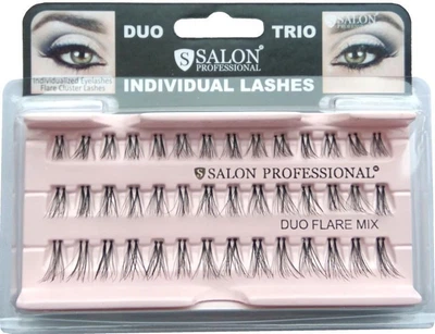 Ресницы для наращивания пучковые Salon Professional 2 пучка mix