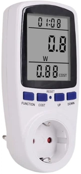 Ваттметр Xiamen энергометр со счетчиком 3680W/16A цифровой (P51161L)