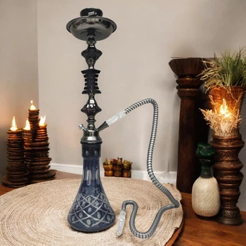Кальян Hookah Mustafa Black высотой 55см на 1 персону