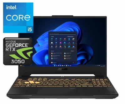 Ноутбук (2024) геймерский ASUS TUF Gaming F15 i5-12500H / 16GB / 512GB / Win11x Licensed / RTX3050 / 15,6" 144Hz