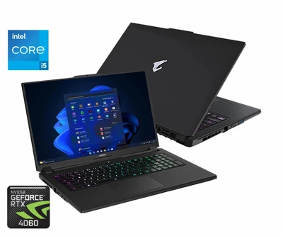 Ноутбук (2024) ігровий Gigabyte AORUS 7 9KF i5-12500H/ 16GB / 1TB/ Win11x Licensed/ RTX4060 / 17.3" 360Hz