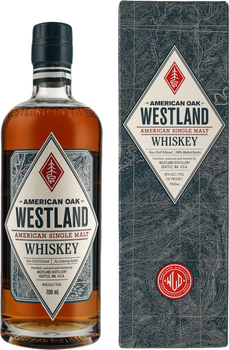 Виски Westland American Oak 0.7 л 46% в подарочной упаковке (855410003499)