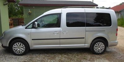 Рейлинги DTS для Volkswagen Caddy MAXI 2004-/Хром/Abs, (DDCNR88)