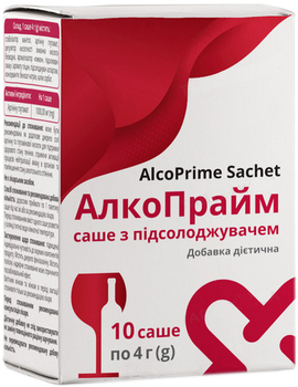 Саше VitaCore АлкоПрайм від алкогольної залежності 4 г №10  (8908017399327)