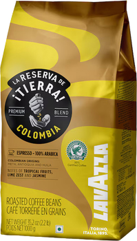 Кава в зернах Lavazza Tierra Colombia 100% Arabica 1 кг (8000070017412)