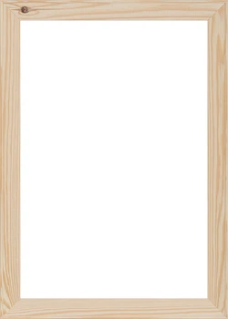 Подрамник для холста 50х70 (43х18 сосна цельная с сучком) EmojiFrame