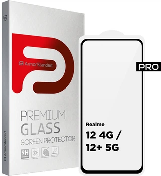 Защитное стекло ArmorStandart Pro для смартфона Realme 12 4G/12+ 5G Black (ARM79954)