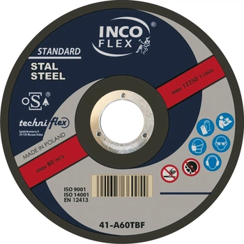 Круг отрезной по металлу 350х2, 8x32мм, A24RBF-41, steel, IncoFlex (10)