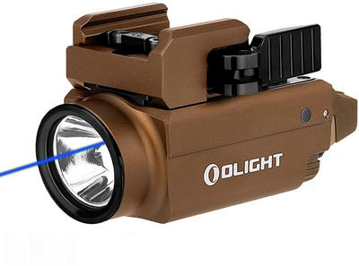 Ліхтар з ЛЦВ Olight Baldr S Blue Laser Desert Tan