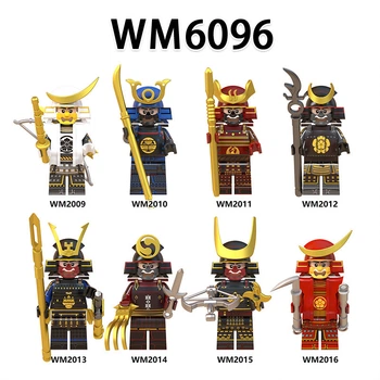 Набор фигурок для конструктора Японские самураи 8 шт WM6096
