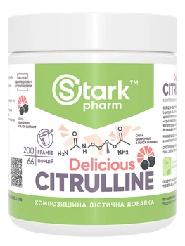 Цитрулін Stark Pharm Citrulline Malate 200 грамів грейпфрут-чорна смородина (17427)