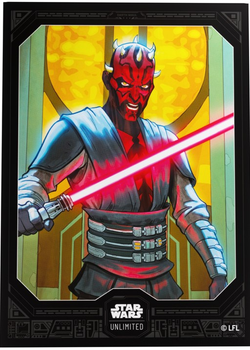 Koszulki na karty Gamegenic Star Wars Unlimited Art Sleeves: Darth Maul (4251715416648)