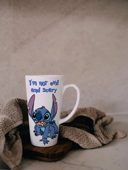 Чашка зі стікером Marmyza - Стіч Stich - Конусна - 500 мл
