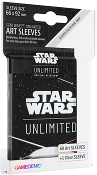 Обкладинки для карт Gamegenic Star Wars Unlimited Art Sleeves: Card Back White (4251715416655)