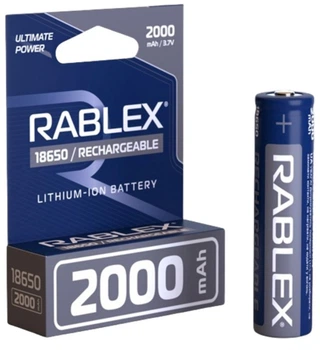 Аккумулятор Rablex 18650 Li-Ion 2000 mAh 3,7 V