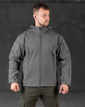 Тактична куртка soft shell mc grey XXL