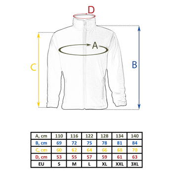 Флисовая кофта тактическая MFH «Combat» Olive 3XL