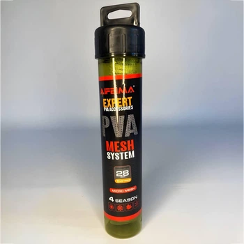 ПВА система с плунжером в тубусе + 6 м. сетка 28 мм. Feima PVA MESH SYSTEM 28 mm, Базовая