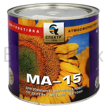 Емаль олійна Спектр МА-15 2,5 кг 18 біла