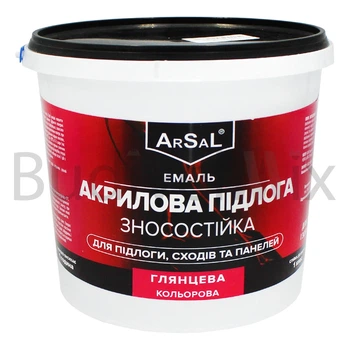 Емаль для підлоги Arsal акрилова 0,9 кг червоно-коричнева
