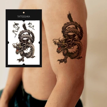 Временная тату TATTOOSHKA "Дикий Дракон" TBS-8076