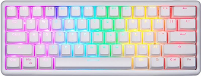 Клавіатура Wireless Motospeed SK66 Gateron Blue Hot Swap White (mtsk66wmb)